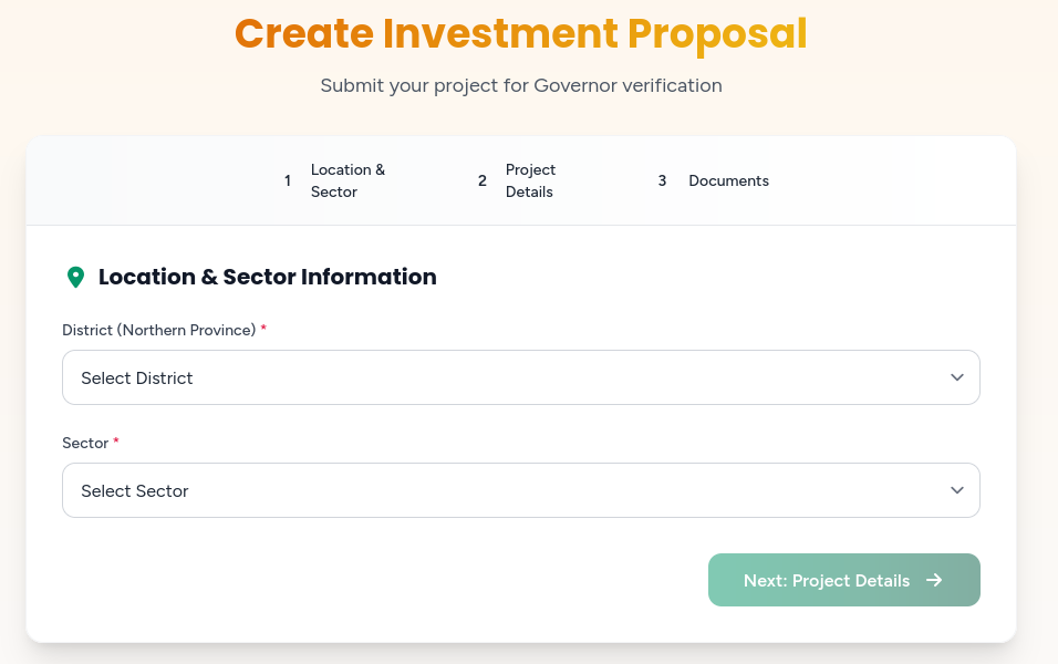 Access Proposal Form